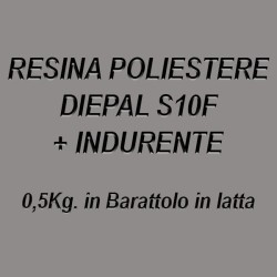 RESINA DIEPALS10F 0,5KG. + INDURENTE 10ML